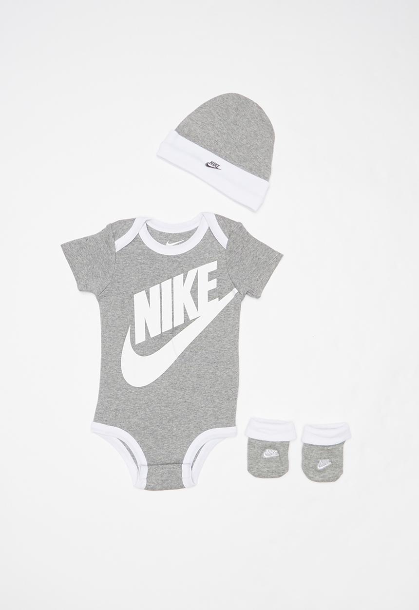 Nike - Futura logo box set - grey & white 
