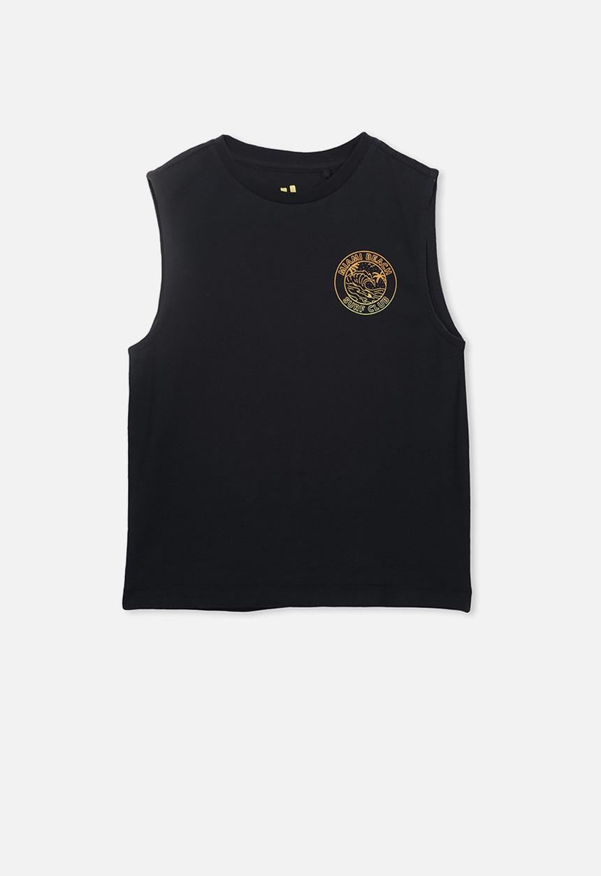 Cotton On - Otis muscle tank - black