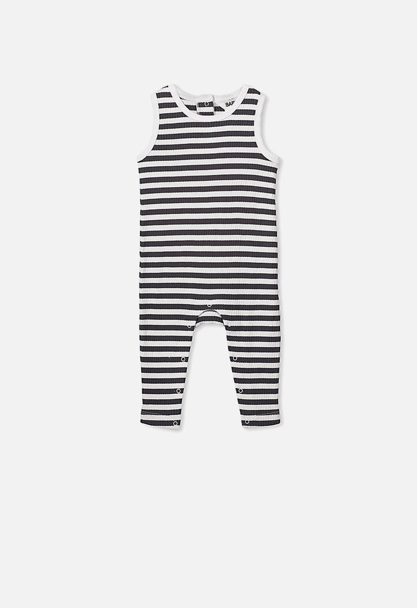 Cotton On - The sleeveless lon - grey & white