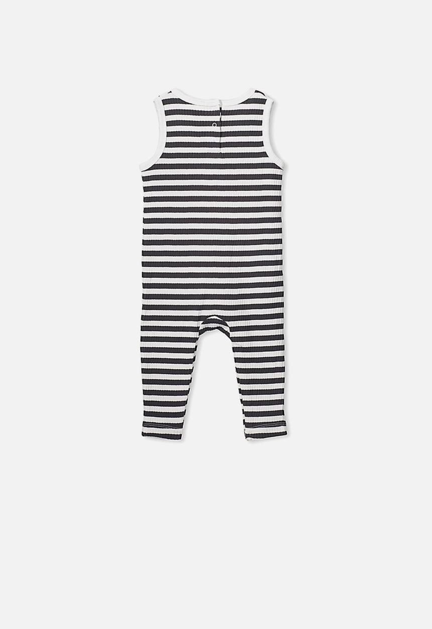 Cotton On - The sleeveless lon - grey & white