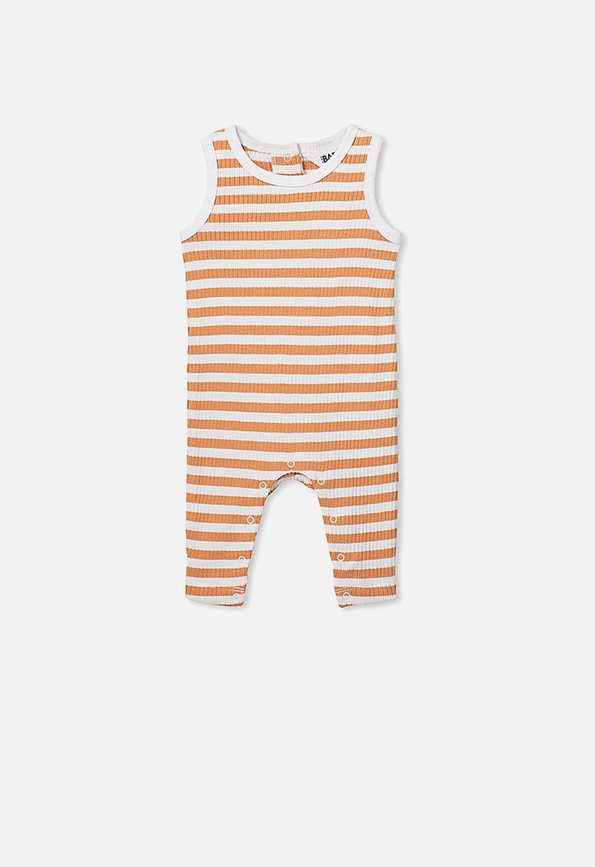 Cotton On - The sleeveless lon - orange & white
