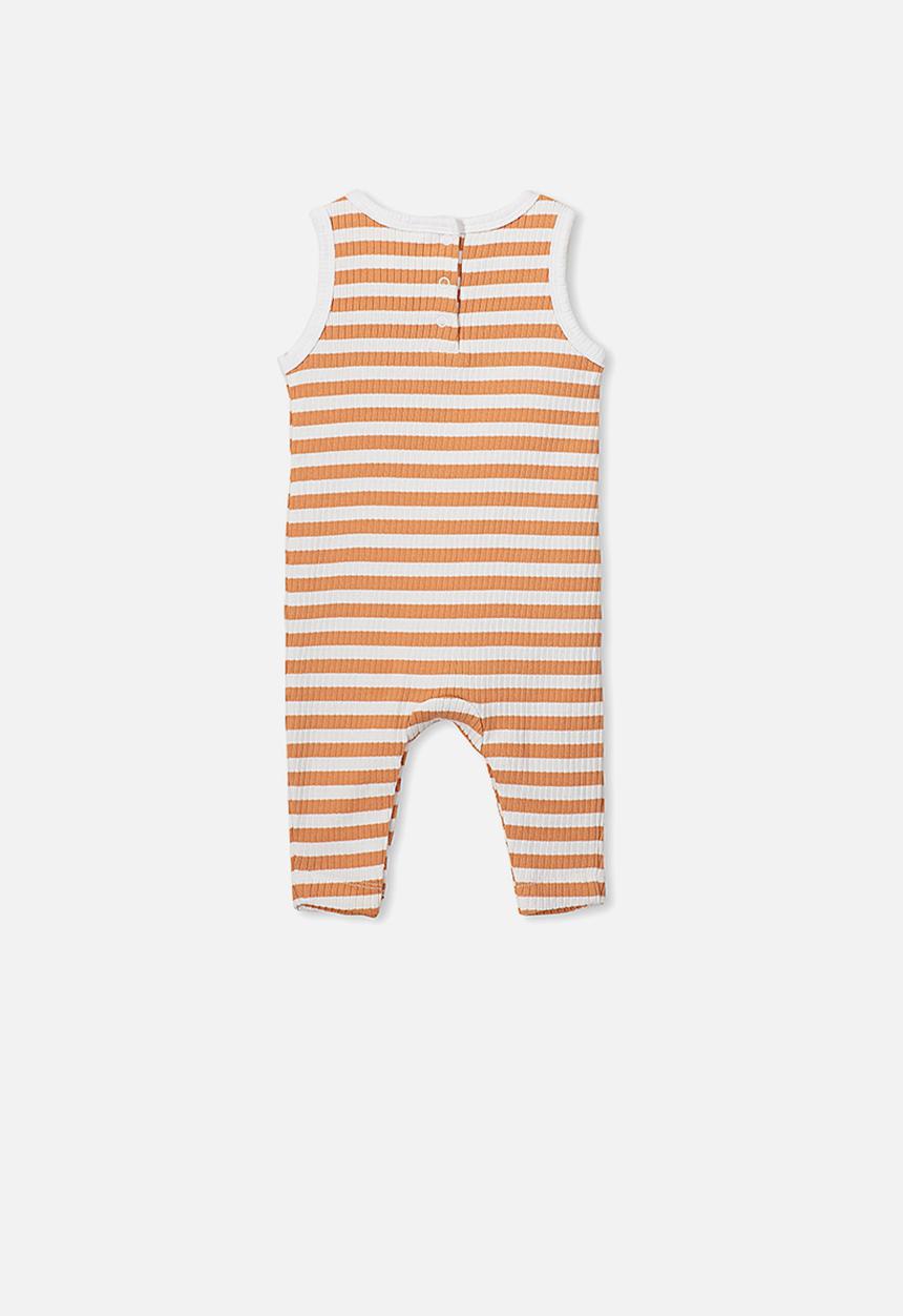 Cotton On - The sleeveless lon - orange & white