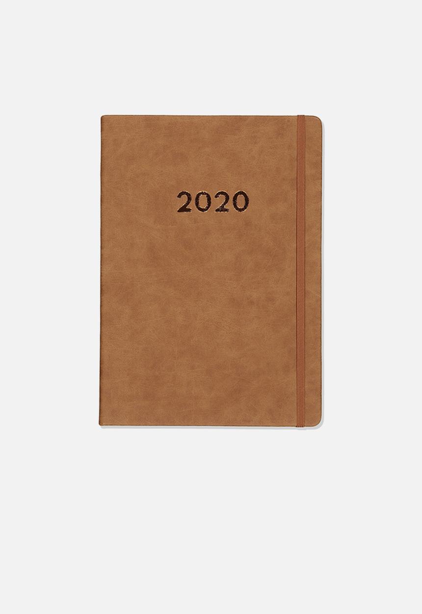 Typo - 2020 A4 daily buffalo diary - tan