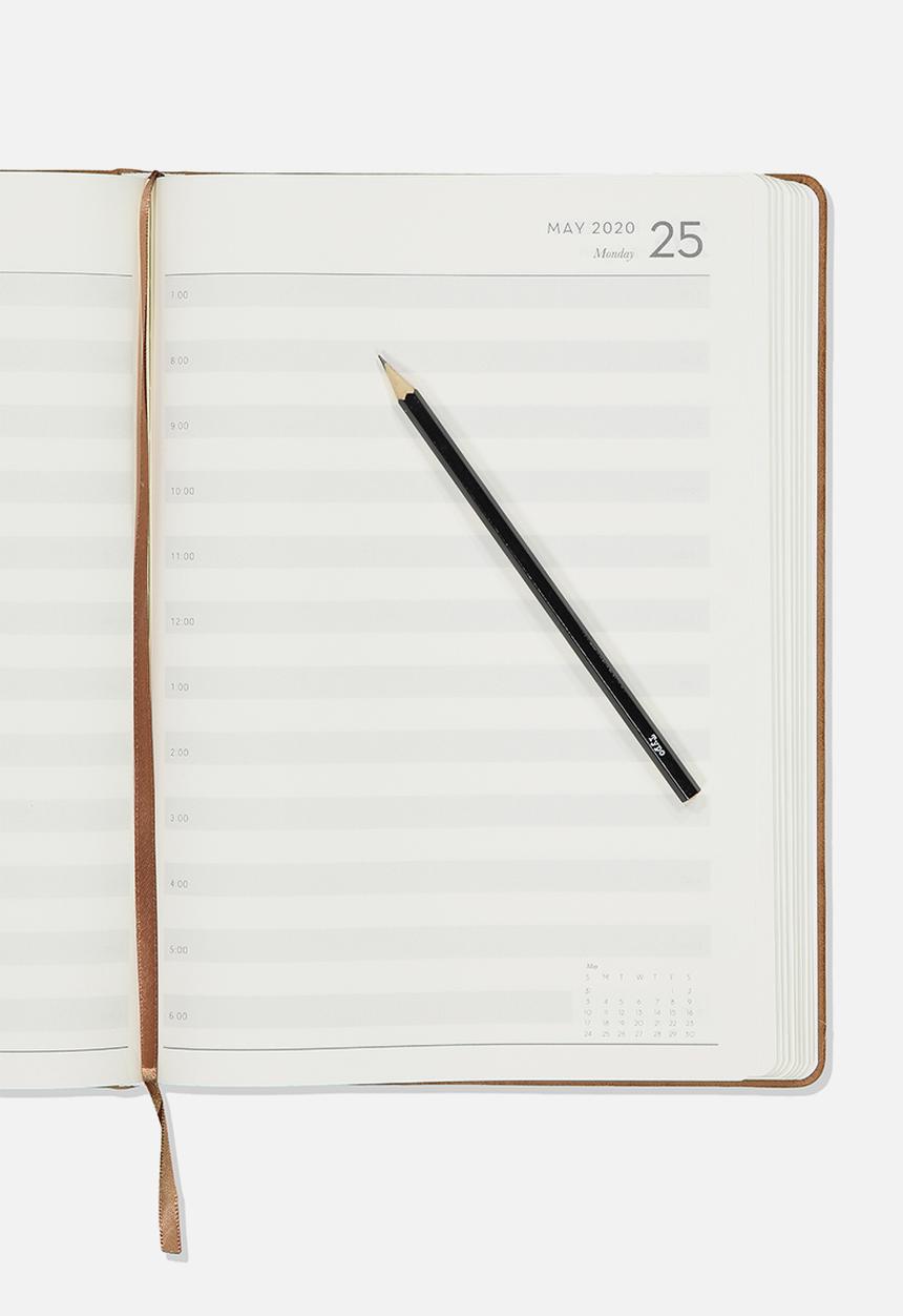 Typo - 2020 A4 daily buffalo diary - tan