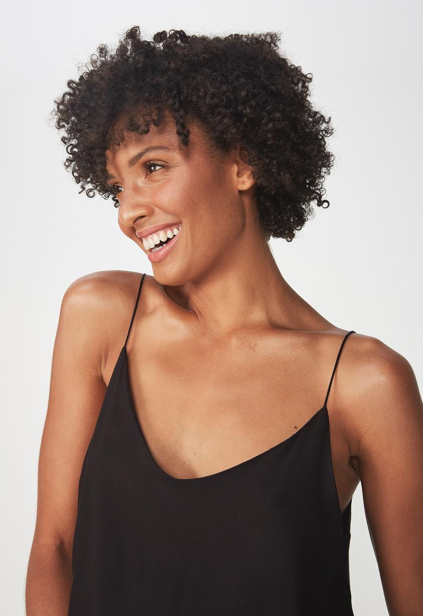Cotton On - Astrid cami - black