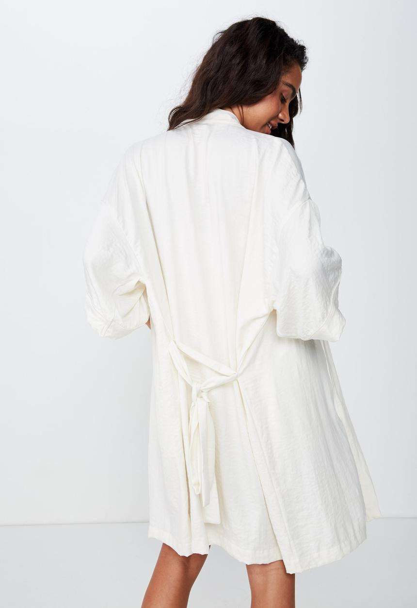 Cotton On - Textured kimono  - white