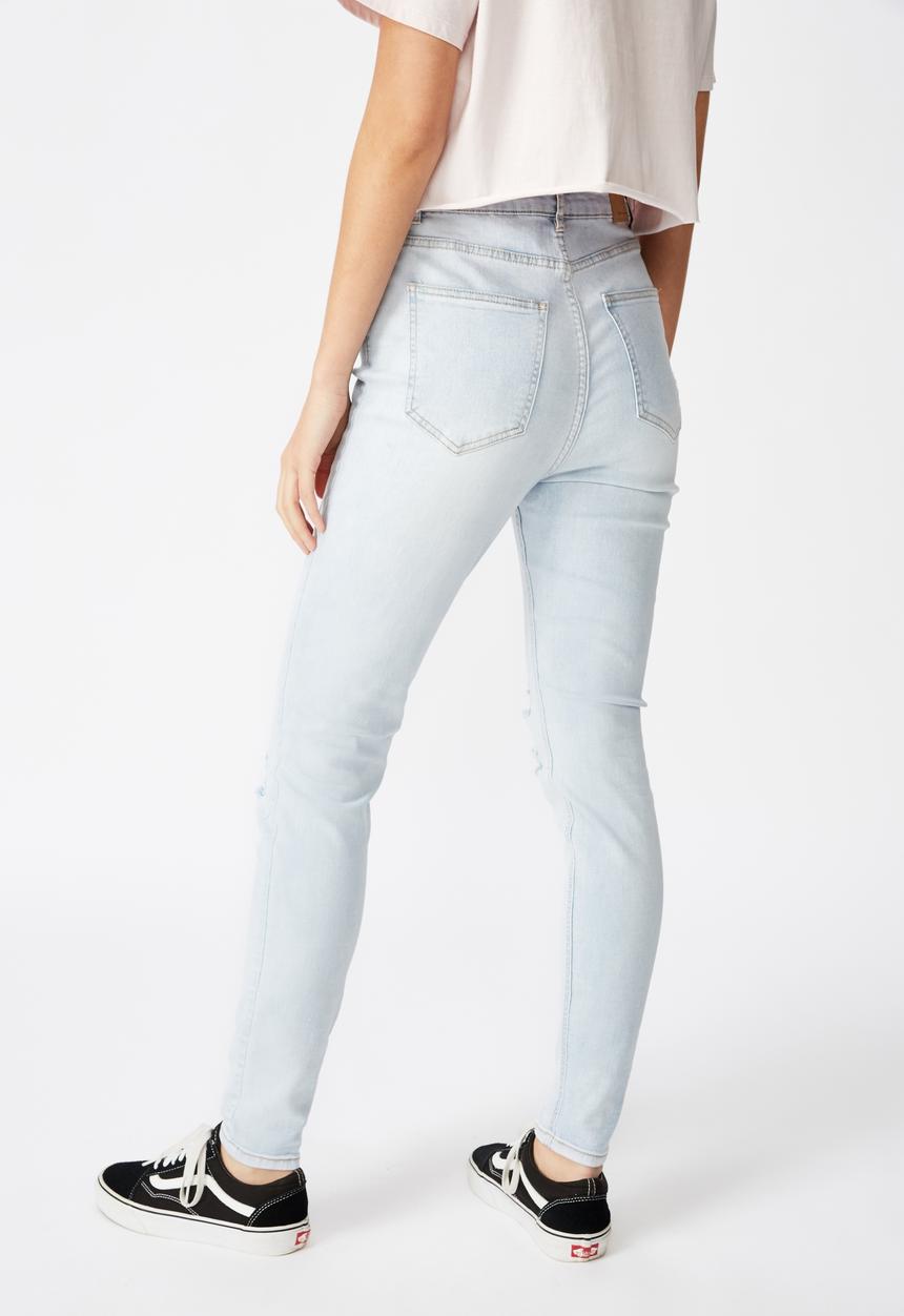 Factorie - The skinny high rise jean - blue