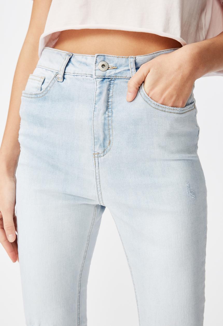 Factorie - The skinny high rise jean - blue