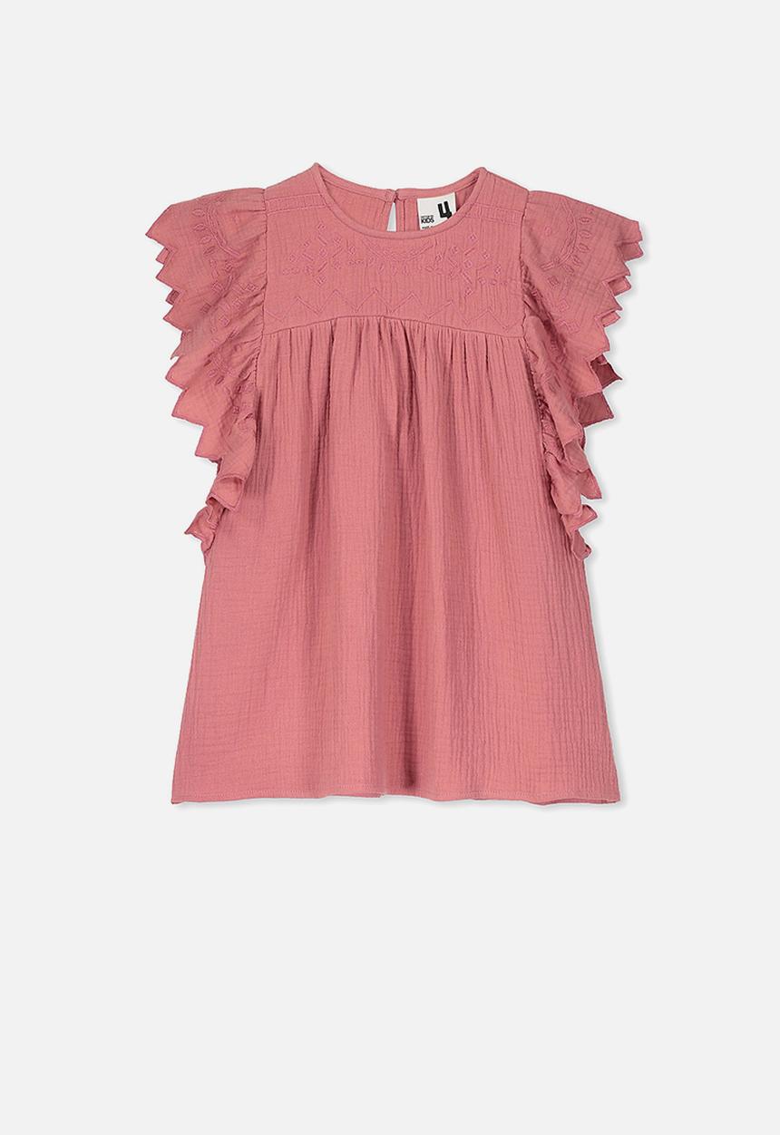 Cotton On - Maggie short sleeve dress - pink