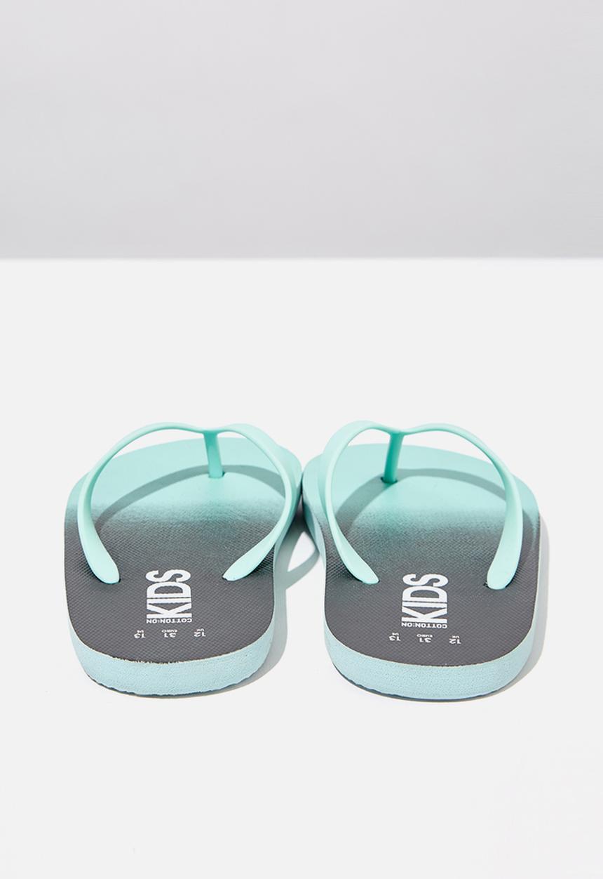 Cotton On - Printed flip flop - blue 