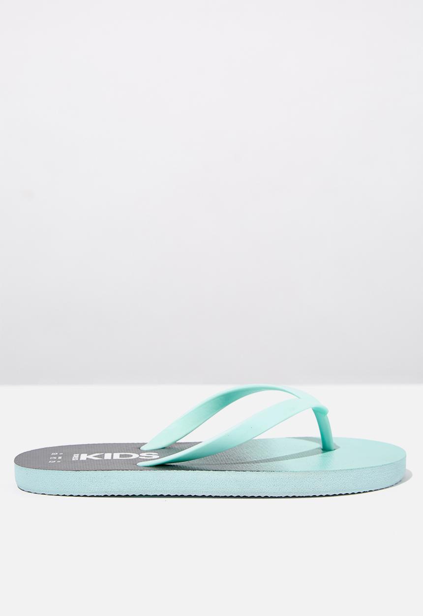 Cotton On - Printed flip flop - blue 