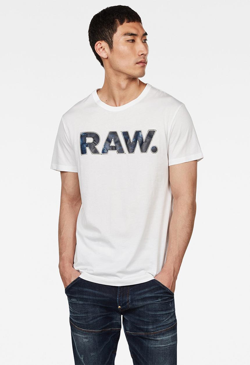 G-STAR - Rijks graphic short sleeve tee - white