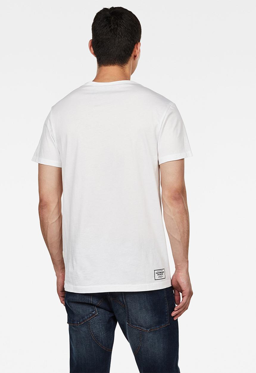 G-STAR - Rijks graphic short sleeve tee - white
