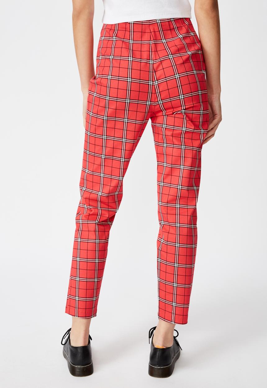 Factorie - Stretch skinny pant  - red