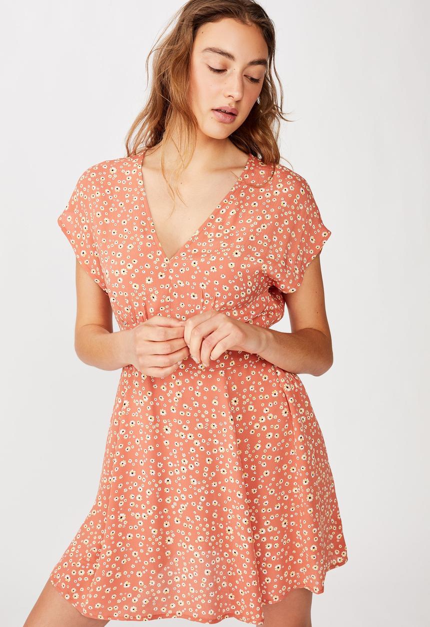 Cotton On - Woven ultimate tea dress  - multi 