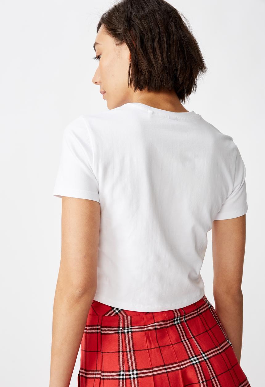 Factorie - Fitted graphic T-shirt  - white