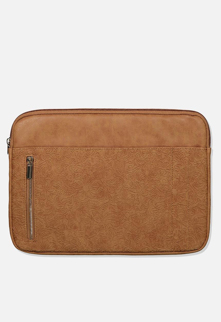 Typo - Take charge 13 inch laptop cover - tan
