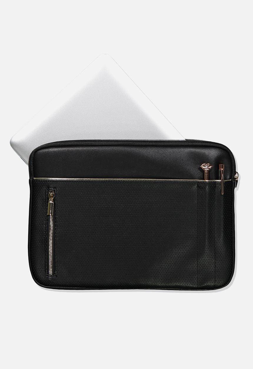 Typo - Take charge 13 inch laptop cover - black & gold