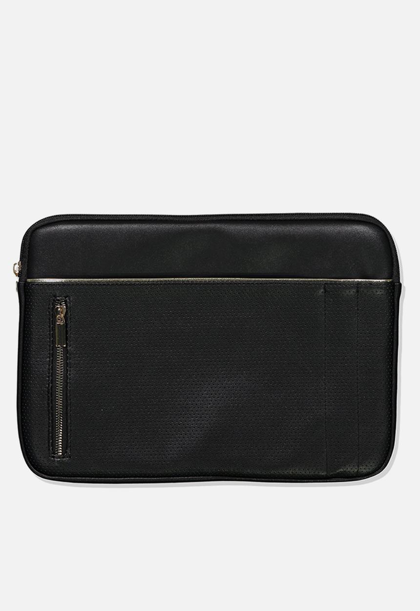Typo - Take charge 13 inch laptop cover - black & gold