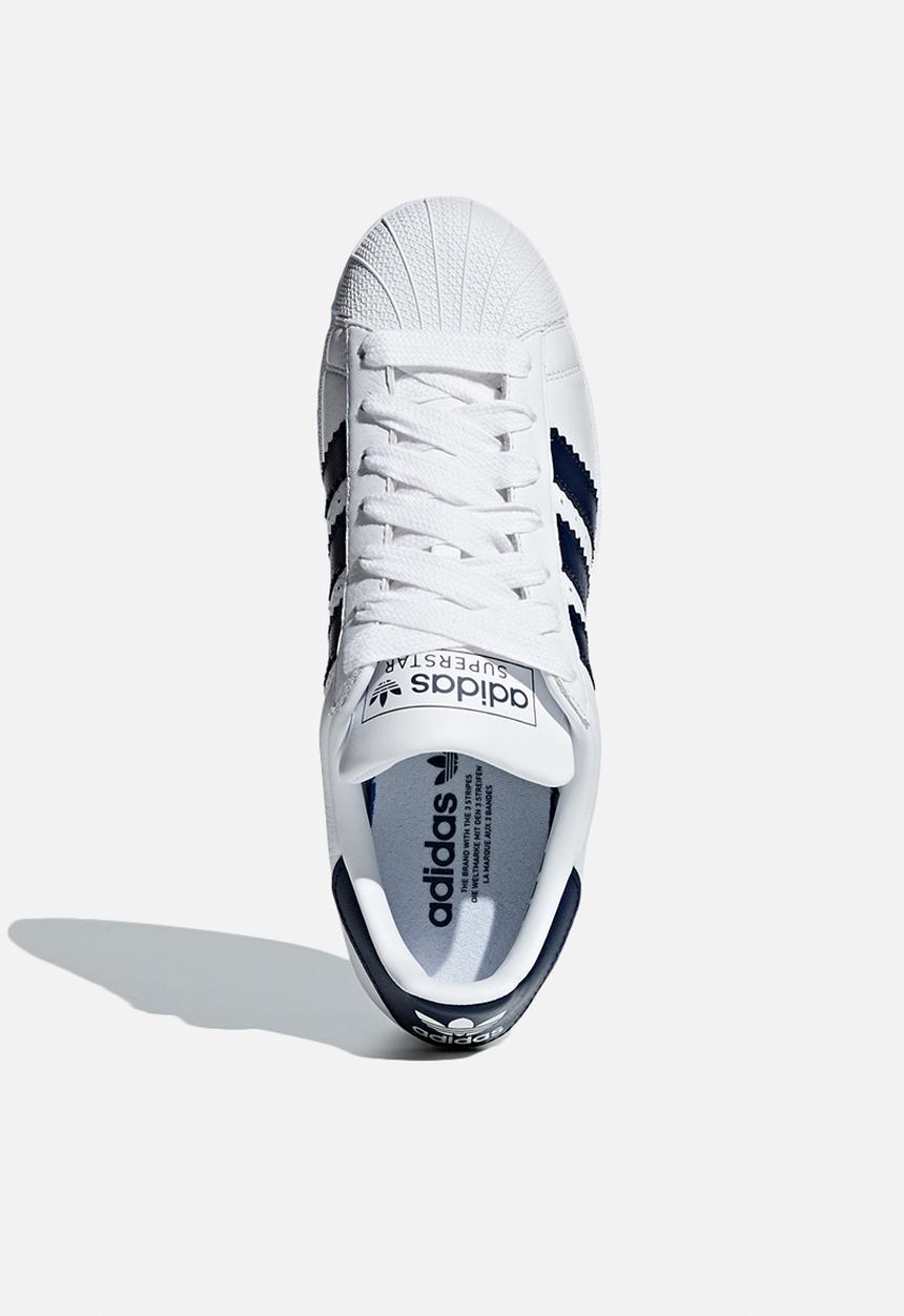 adidas Originals - Superstar - cloud white / collegiate navy