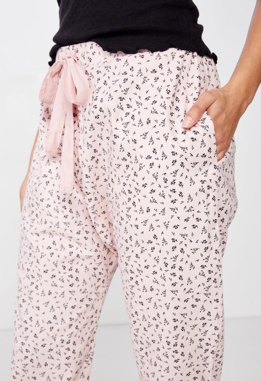 Cotton On - Woven drop crotch pant  - pink