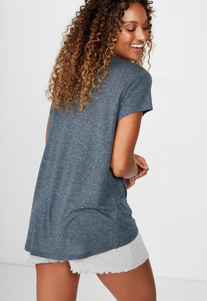 Cotton On - Dreamy sleep tee - blue