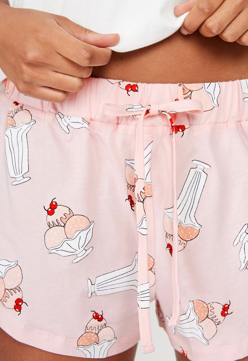 Cotton On - Jersey bed short  - pink