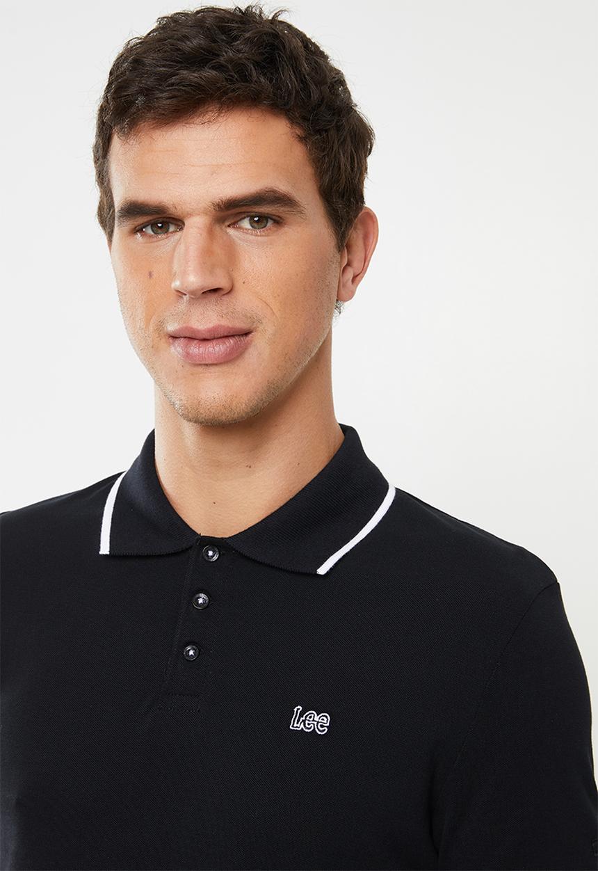 Lee  - Icon polo - black & white