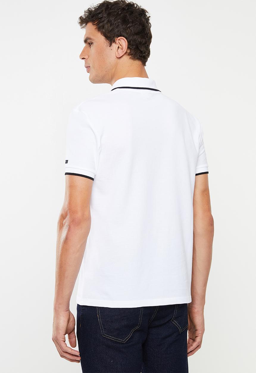 Lee  - Icon polo - white & black