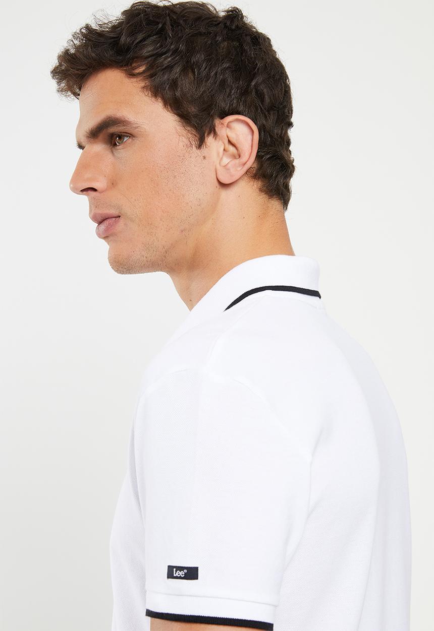 Lee  - Icon polo - white & black