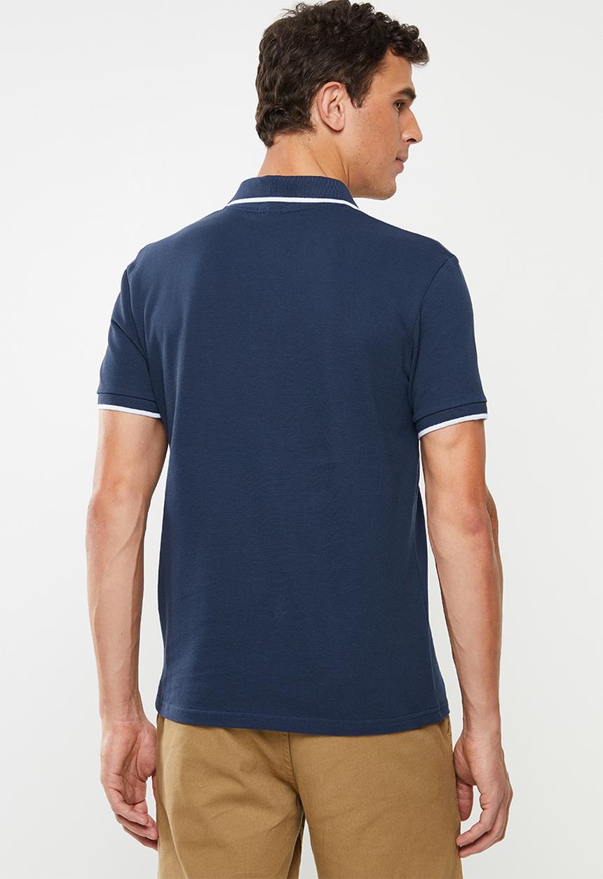 Lee  - Icon polo - navy & white