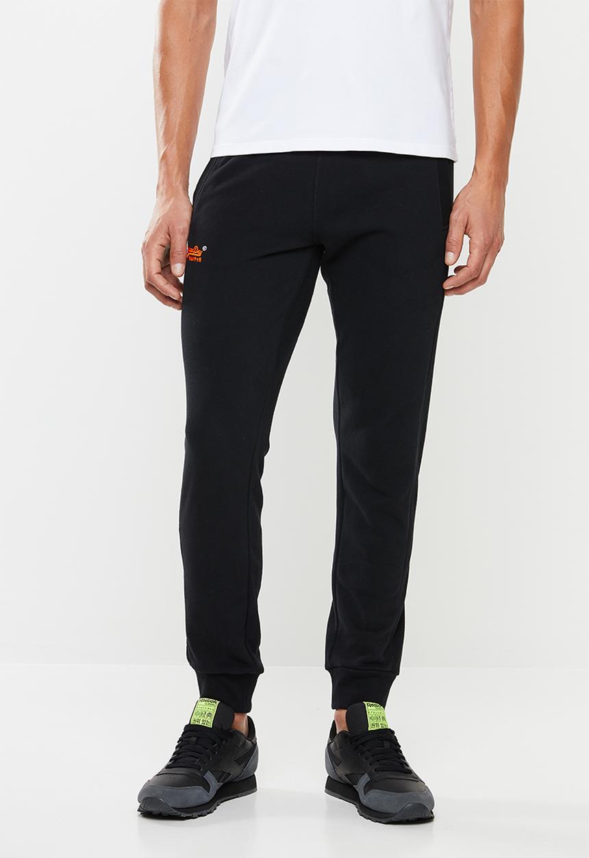 Superdry. - Orange label lite jogger - black