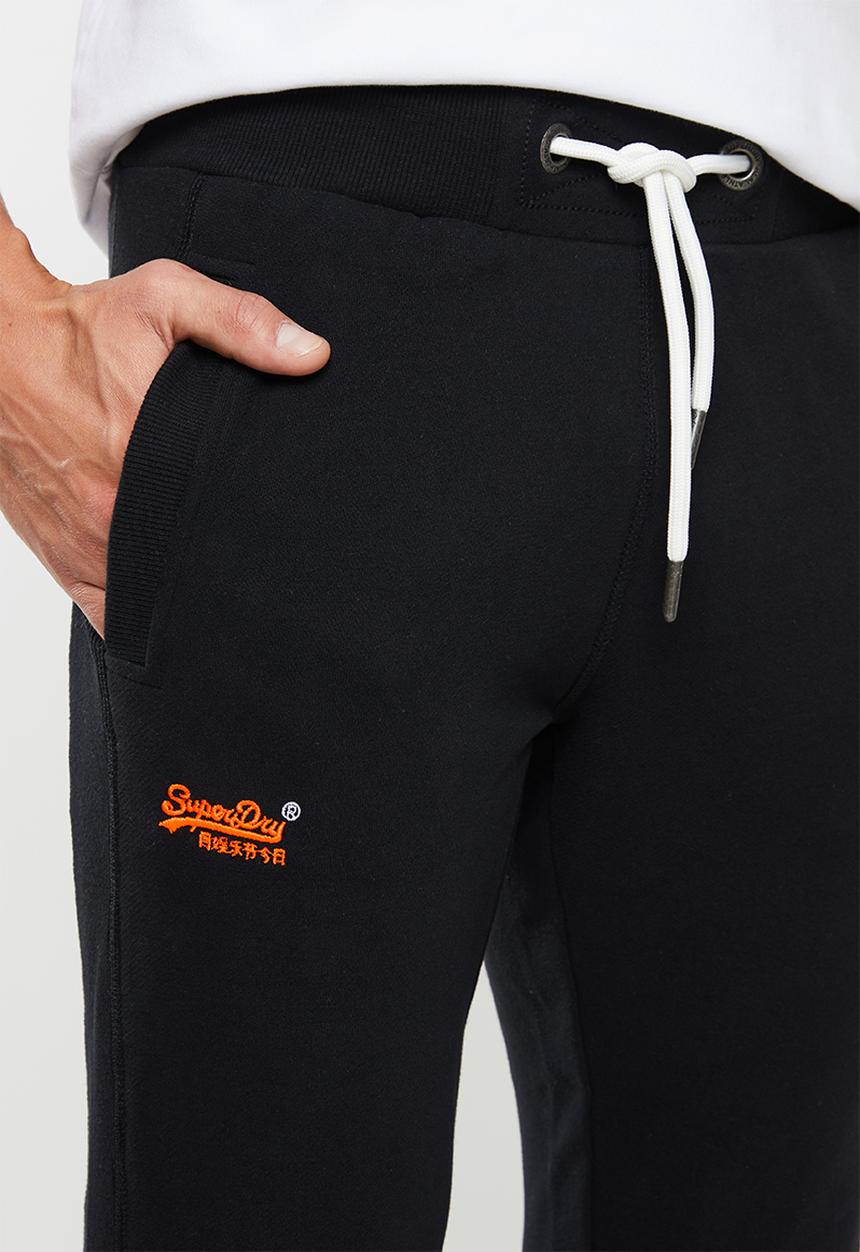 Superdry. - Orange label lite jogger - black