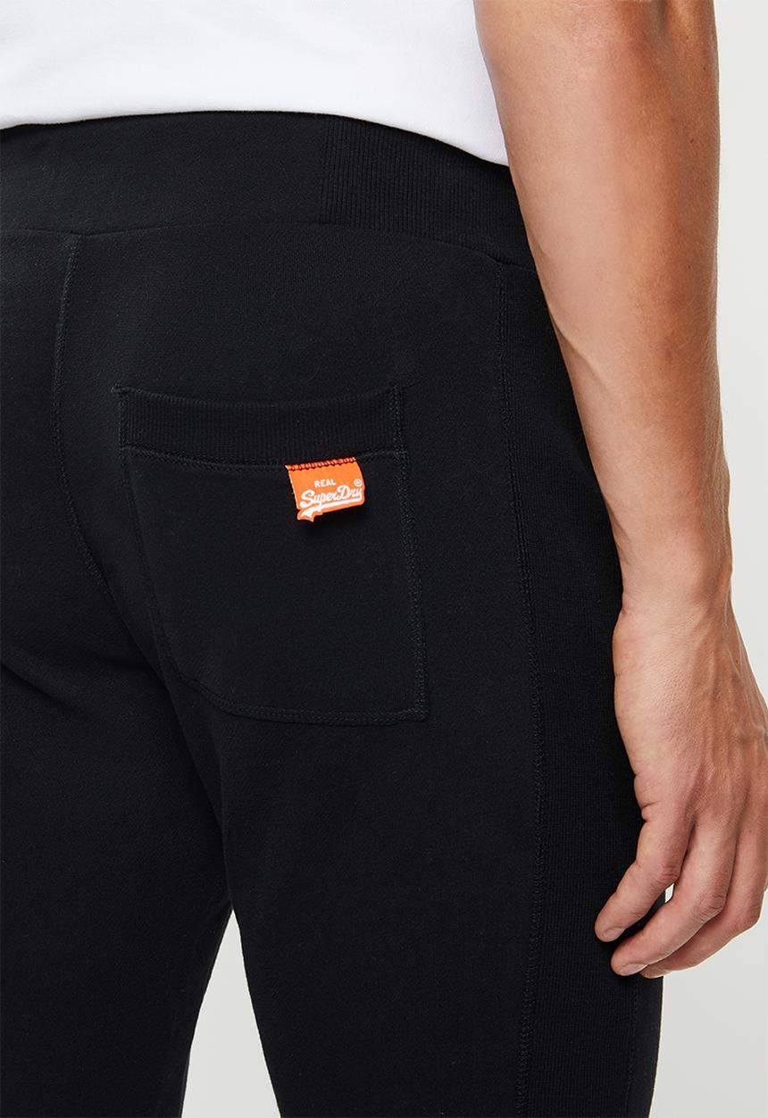 Superdry. - Orange label lite jogger - black