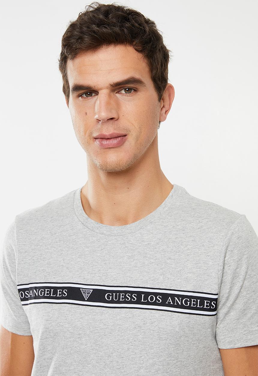GUESS - Guess stripe tee - grey