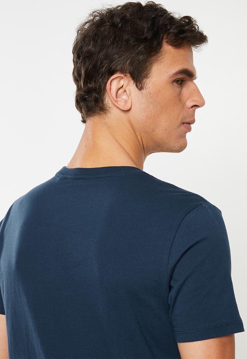 GUESS - Triangle short sleeve tee - blue