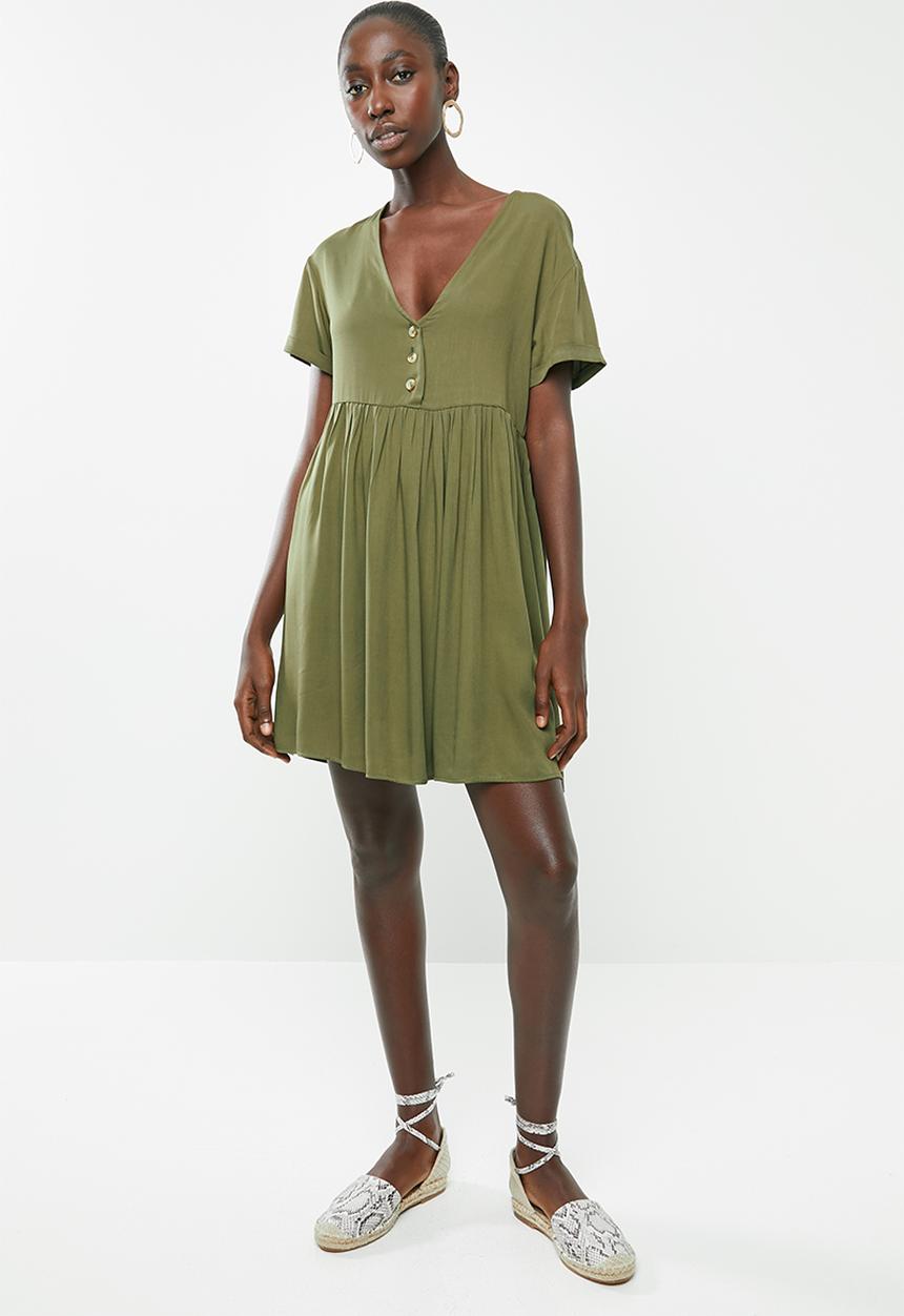 Superbalist - Babydoll dress - green