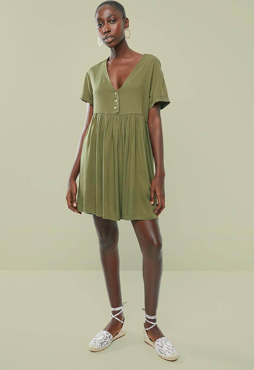 Superbalist - Babydoll dress - green