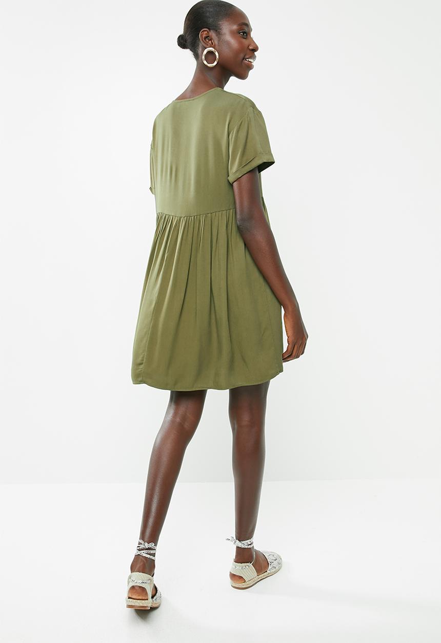 Superbalist - Babydoll dress - green