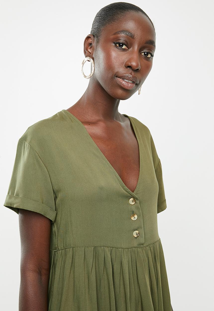 Superbalist - Babydoll dress - green