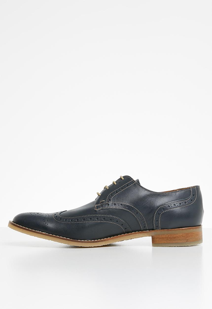 Watson - Adam leather brogue - navy
