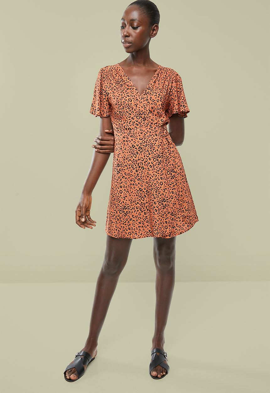 Superbalist - Mini wrap dress - multi