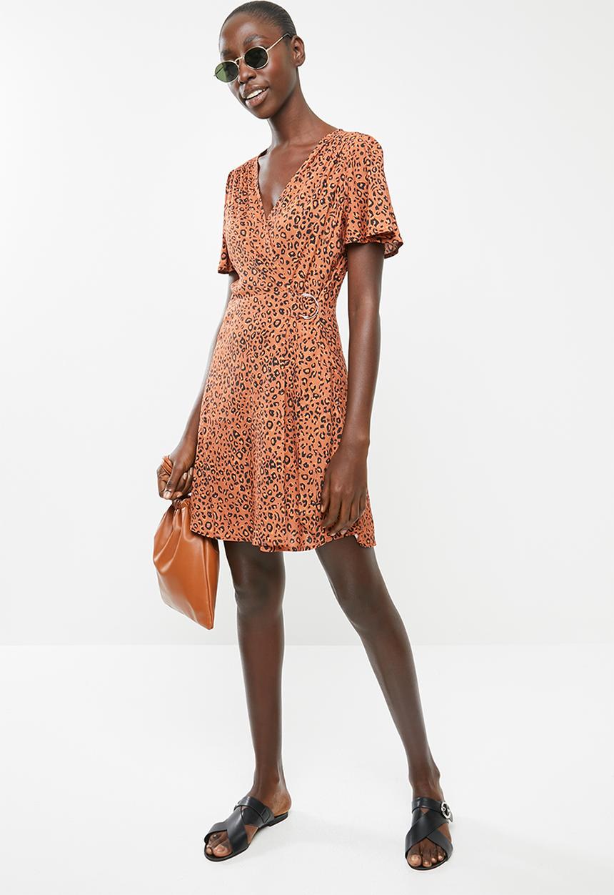 Superbalist - Mini wrap dress - multi