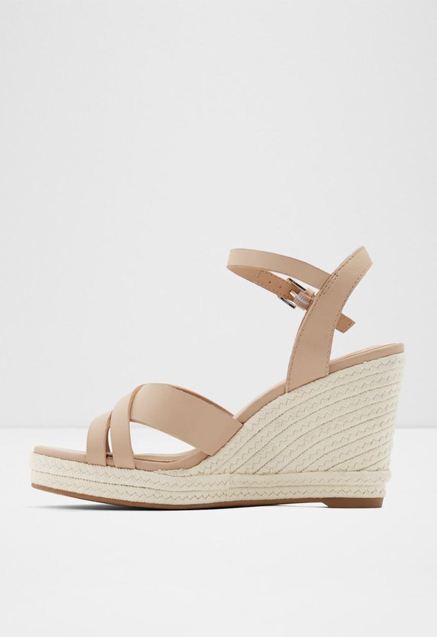 ALDO - Alaredda leather heel - beige
