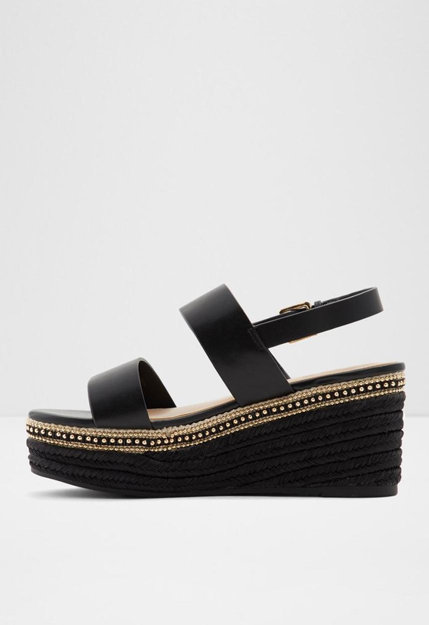 ALDO - Ladolian leather heel - black