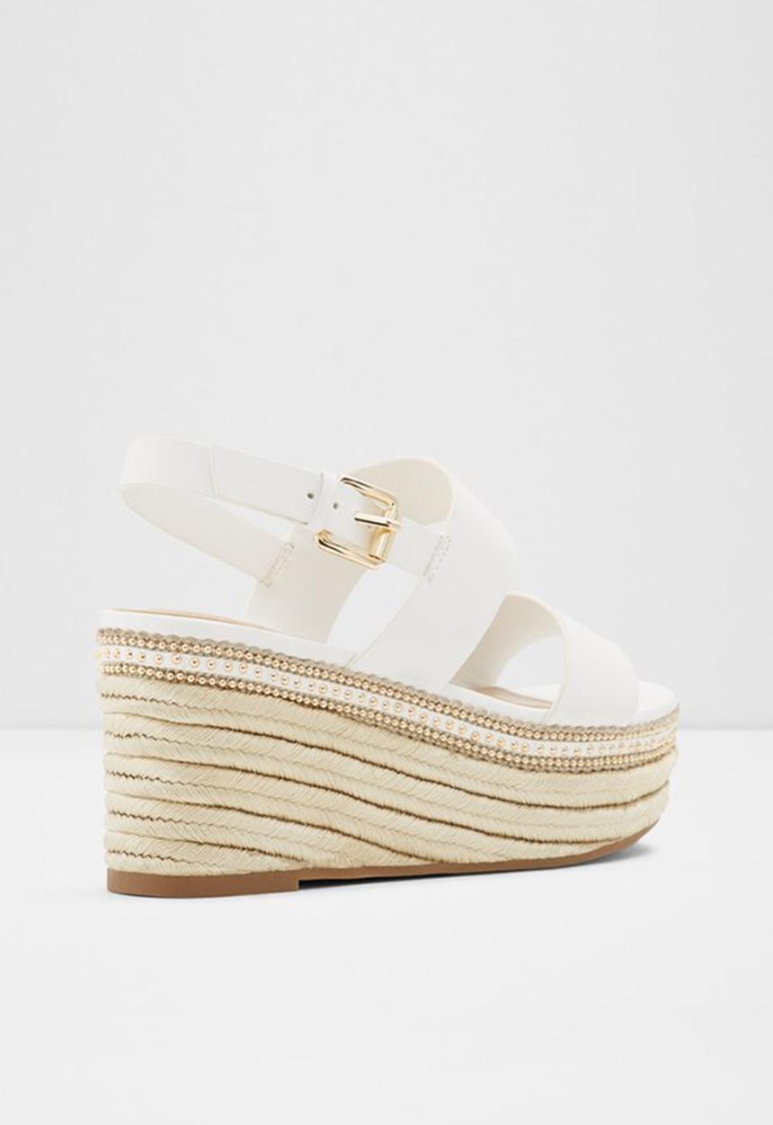 ALDO - Ladolian leather heel - white