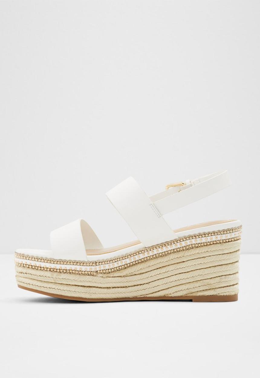 ALDO - Ladolian leather heel - white