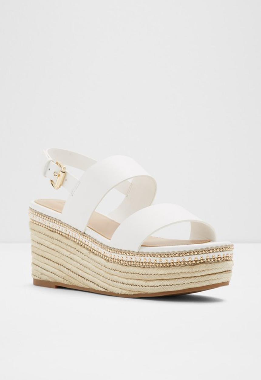 ALDO - Ladolian leather heel - white