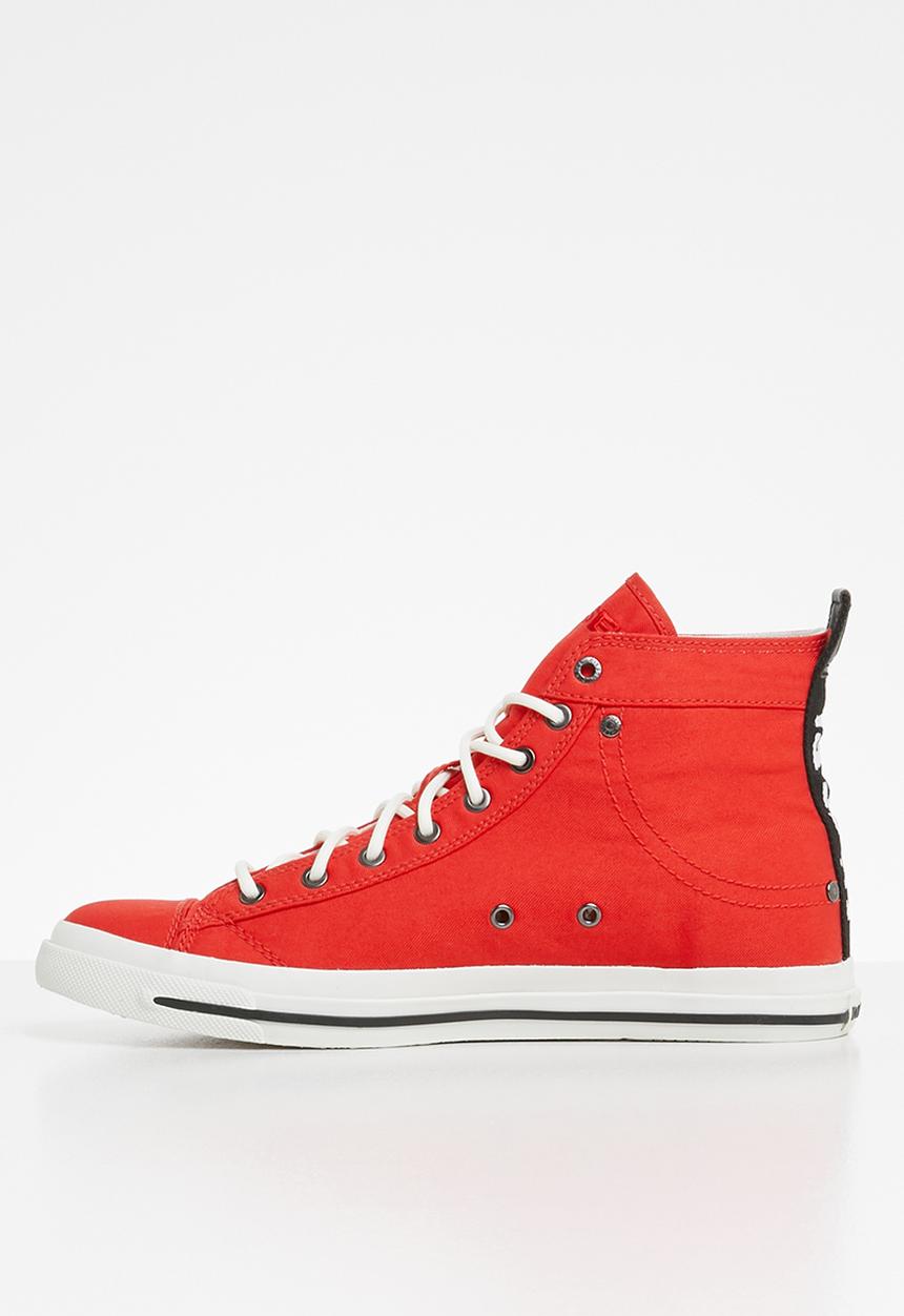 Diesel  - Exposure i - sneaker mid - fiery red