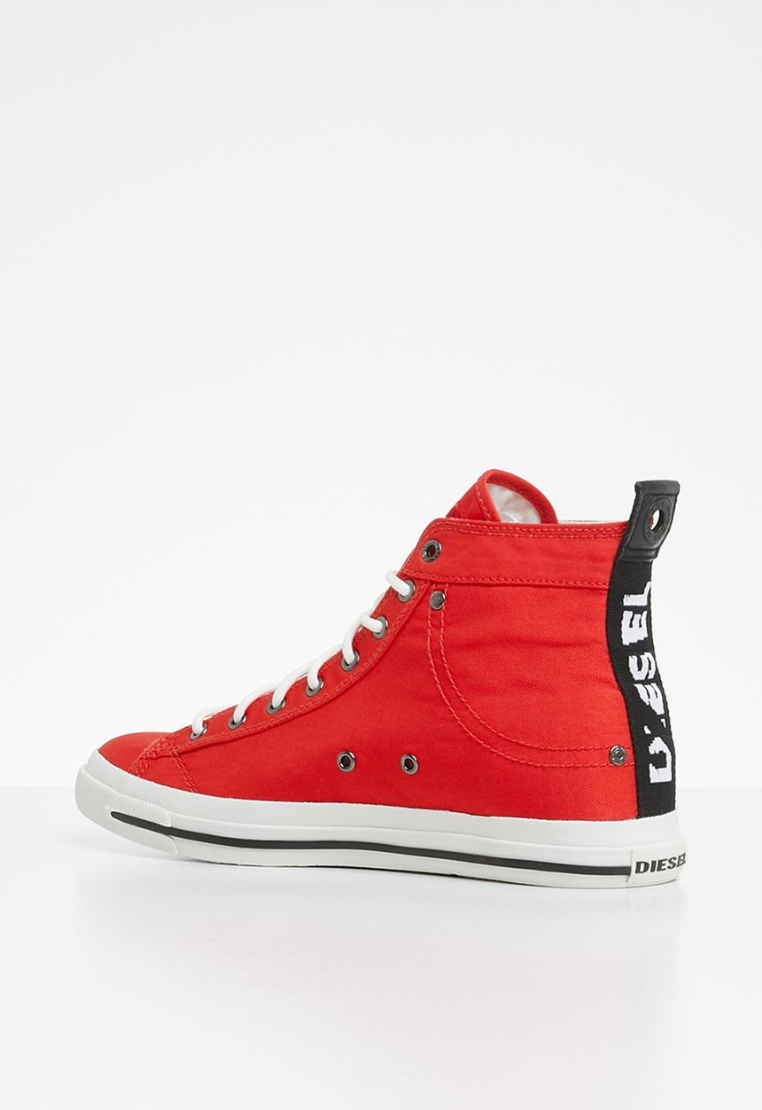 Diesel  - Exposure i - sneaker mid - fiery red